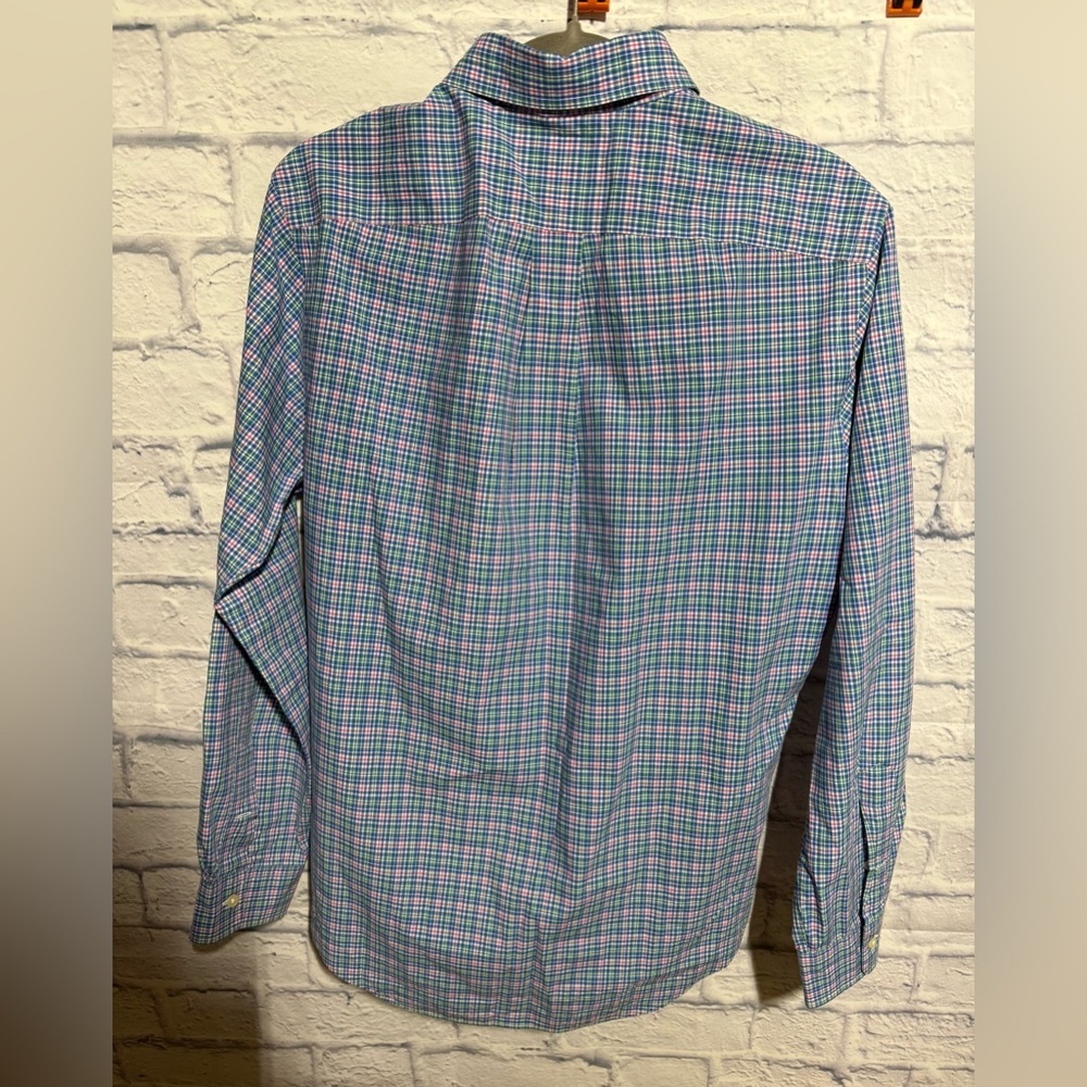 Men’s Polo Ralph Lauren Slim Fit Multicolor Plaid Shirt, Size Medium - Picture 5 of 6